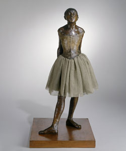 A sculpture of a young dancer.