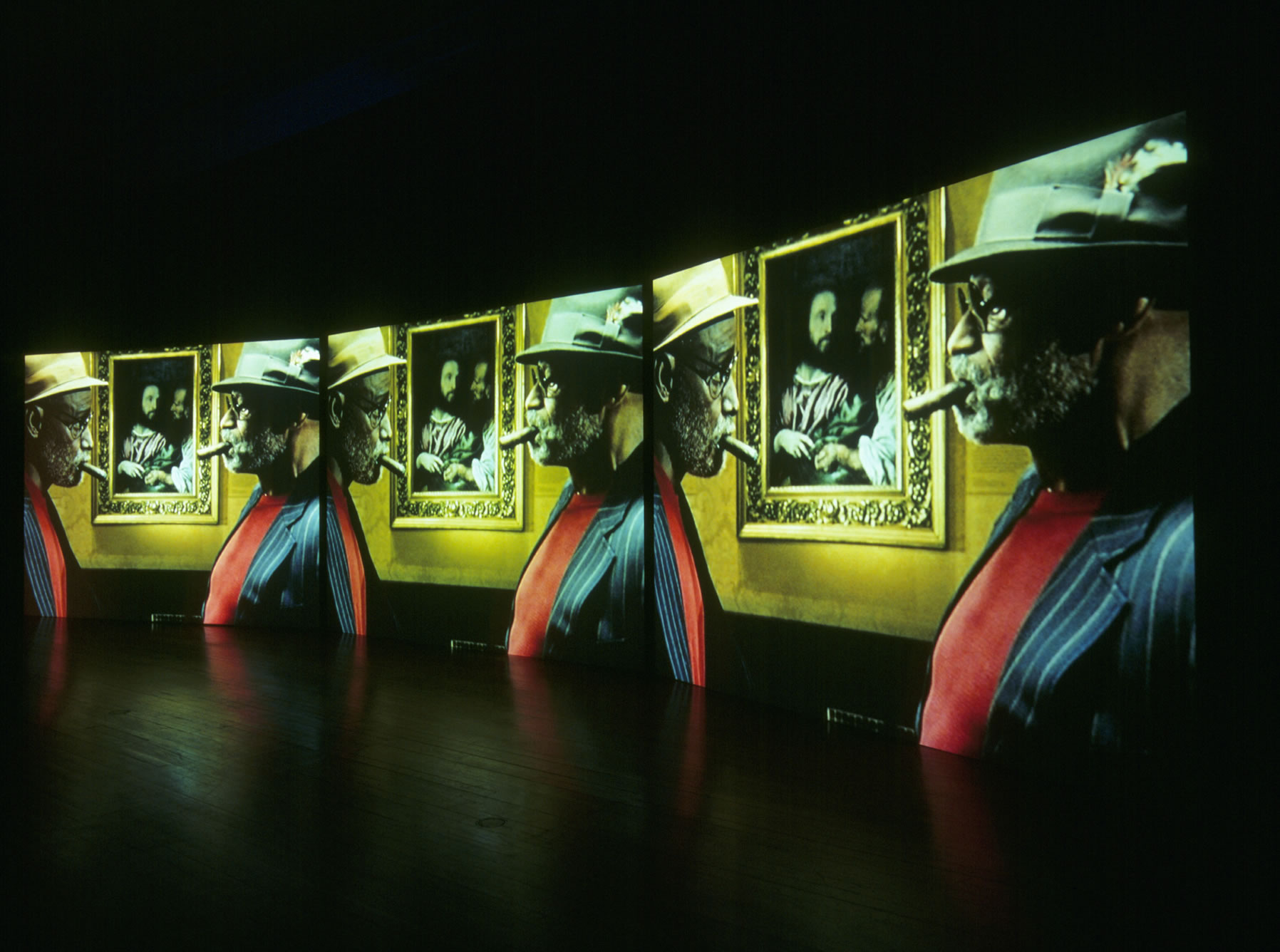 Image: Isaac Julien. Baltimore. 2003. The Baltimore Museum of Art: Purchase with exchange funds from the Pearlstone Family Fund and partial gift of The Andy Warhol Foundation for the Visual Arts, Inc., BMA 2018.83. © Isaac Julien. Courtesy the artist, Victoria Miro Gallery, and Metro Pictures, New York. Photography by Werner Maschmann.